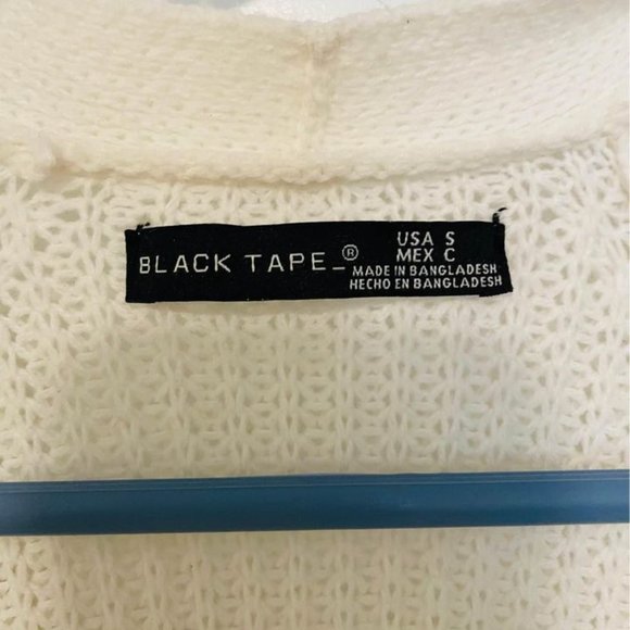 Black Tape Knitted Cardigan - Picture 4 of 4